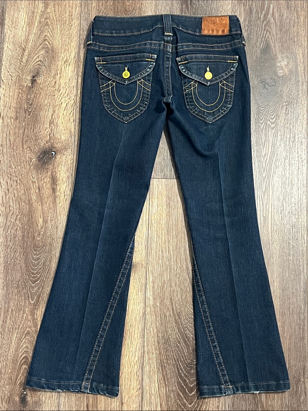 True Religion Joey Twisted Flare Vintage Denim Jeans - Picture 3 of 9